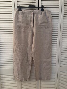 Quince 100% European Linen Wide Leg Trouser 14